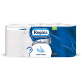 Regina Delicate Pure Delicate Toilet Tissue 3 ply, 8 stuks