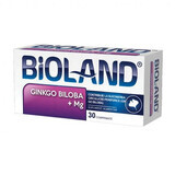 Bioland Ginkgo Biloba 40 mg + Mg 150 mg, 30 filmomhulde tabletten, Bioland