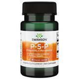 Vitamine B6 P5P, 20 mg, 60 gélules, Swanson