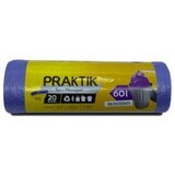 Sacchetti per la pulizia Praktik 60L, 20 pz