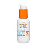 Serum de fata invizibil Super UV Ambre Solaire, SPF 50+, 30 ml, Garnier