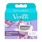 Rezerve pentru aparatul de ras pentru femei Venus ComfortGlide Breeze, 4 bucati, Gillette