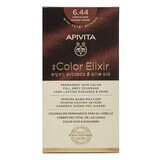 Colorant capillaire My Color Elixir Dark Blonde Intense Copper 6.44, 155 ml, Apivita