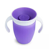 Miracle 360 Stilltasse mit Griffen, +6 Monate, Lila, 207 ml, Munchkin