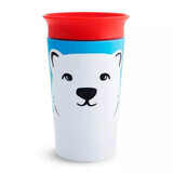 Tasse d'apprentissage Miracle 360 Wildlove, +12 mois, Polar Bear, 266 ml, Munchkin