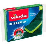 Spugna per piatti Vileda Ultrafresh, 2 pz