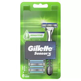 Aparat de ras cu 6 Lame Gillette Sensor3, 1 bucata, P&G