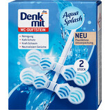 Denkmit Odorizant toaletă Aqua Splash, 2 buc