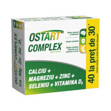 Ostart Complex Ca + Mg + Zn + Se + D3, 40 filmomhulde tabletten, Fiterman Pharma