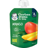 Biologische mangopuree, 80 g, Gerber