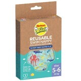 Little Swimmers Reusable Swim Diaper, No. 5 - 6, 13+ kg, Undersea, 1 pc, Huggies