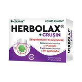 Herbolax + Crusin, 20 plantaardige capsules, Cosmopharm