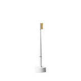 Brosse à dents Gold + Pedestal Pure White, Feather