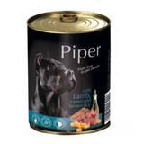 Natvoer voor honden met lam, wortels en bruine rijst Adult, 400 g, Piper