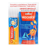 Redoxon Triple Action Vitamine C, D en Zink Pak, 10 tabletten + Redoxitos Triple Action Vitamine C Gelei 30 mg, 25 stuks, Bayer