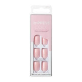 Faux ongles Impress, Pick me Pink Short Squoval, Kiss