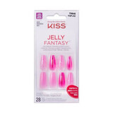 Jelly Fantasy kunstnagels, Jelly Baby Langkist, Kiss