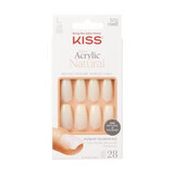 Faux ongles en acrylique de salon, Strong Enough Long Coffin, Kiss