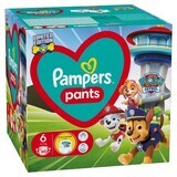 Luierbroekje Paw Patrol, nr. 6, 14 -25 kg, 60 stuks, Pampers