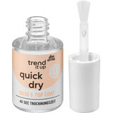 Trend !t up Base&Top Coat schnelltrocknend, 10,5 ml