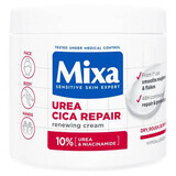 Regenererende gezichts- en lichaamscrème met 10% Urea en Niacinamide Cica Repair, 400 ml, Mixa