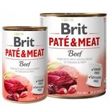 Pate &amp; Meat rund natvoer voor honden, 800 g, Brit