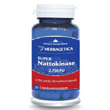 Super Nattokinase, 2750 FU, 30 capsules, Herbagetica