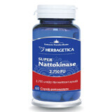Super Nattokinase, 2750 FU, 60 capsules, Herbagetica