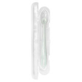 Cucchiaio in silicone con custodia protettiva Mint, Kikka Boo