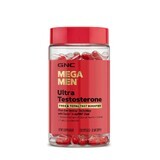 Mega Men® Ultra Testosteron, geavanceerde formule voor groei van vrij en totaal testosteron, 120 cps, GNC 