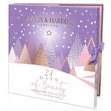 Adventskalender 24-daagse verzorgingsset met jojoba, vanille en amandelolie BAYLIS &amp; HARDING