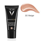 Vichy Dermablend - Fondotinta Fluido Coprente per Pelle Grassa Tonalità 30, 30ml