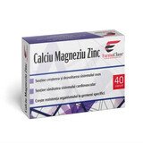 Calcium Magnesium Zink, 40 capsules, FarmaClass