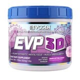 EVP-3D Grape Cotton Candy Pre-Workout Formula, 504g, Evogen