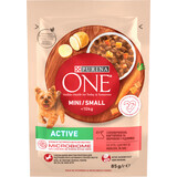 Purina One Hrană umedă cu vită pentru câini, 85 g