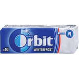 Orbit Gumă de mestecat cu aromă de mentă si mentol, 10 buc