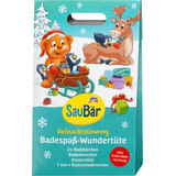 SauBär Sac de Noël magique pour le bain des enfants, 1 pc