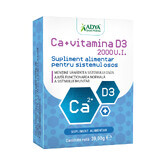 Calcium + Vitamine D3, 30 tabletten, Adya Green Pharma
