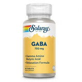 Gaba 750mg Solaray, 60 Tabletten, Secom