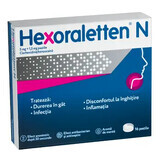 Hexoraletten N, 5 mg+1,5 mg, 16 comprimés, Johnson&Johnson