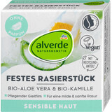 Alverde Naturkosmetik Feste Rasierseife, 50 g