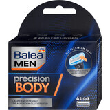 Balea MEN Rezerve lame Precision BODY, 4 buc