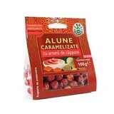 Alune caramelizate cu aroma de capsune, 100 g, Herbal Sana