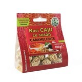 Nuci Caju cu susan caramelizate, 100 g, Herbal Sana