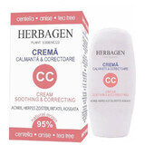 Crème CC apaisante et correctrice, 50 g, Herbagen