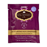 Hydraterende conditioner voor droog en dof haar met macadamia-olie, 50 ml, Hask