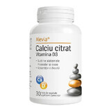 Calcium D3 Citraat, 30 capsules, Alevia