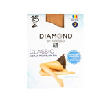 Diamant Dres classic zwart 15 den M4, 1 stuk