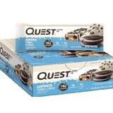 Quest® Gedipte Eiwitreep, Eiwitreep met Cream Biscuit smaak, 50 g GNC