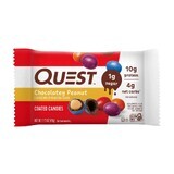 Quest Chocolatey Peanut Coated Candies, bonbons protéinés au chocolat et aux cacahuètes, 49 g, GNC